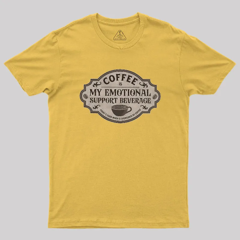 My Emotional Support Beverage Remix Geek T-Shirt - Image 8