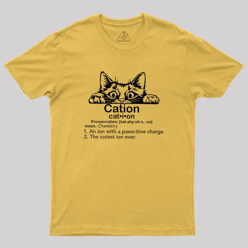 Cat-tion Geek T-Shirt - Image 6