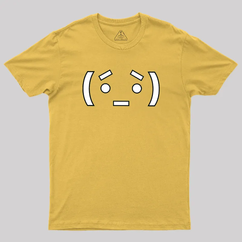 Nerdy Anime Emoticon Geek T-Shirt - Image 8