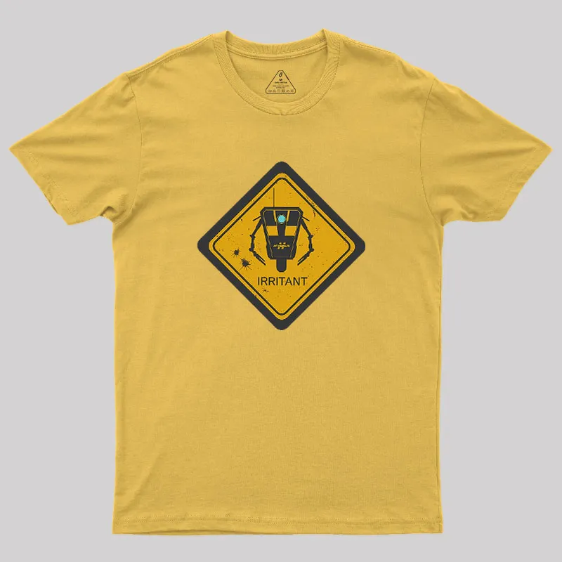 Caution: Irritant Geek T-Shirt - Image 8