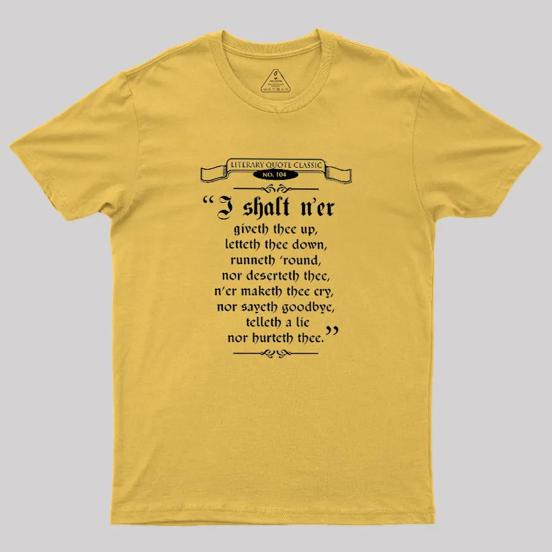Thou Hast Been Sir Richard Roll'd Geek T-Shirt - Image 8