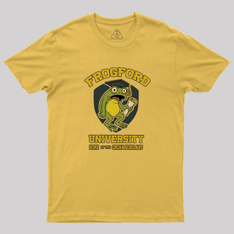 Frogford University – Home of the C Geek T-Shirt - Image 9