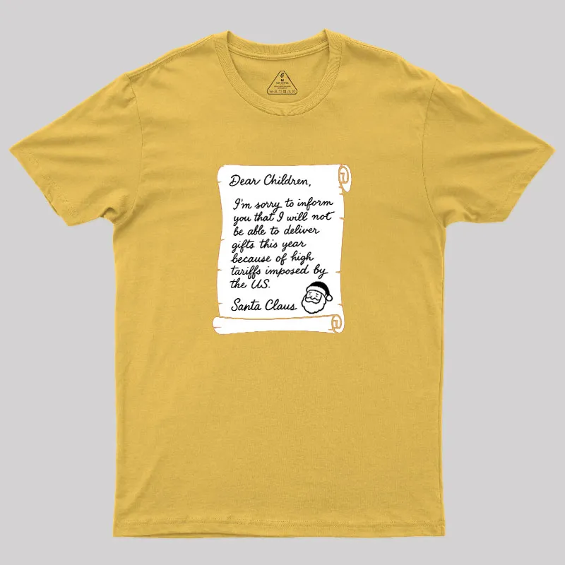 Christmas Letter Geek T-Shirt - Image 8