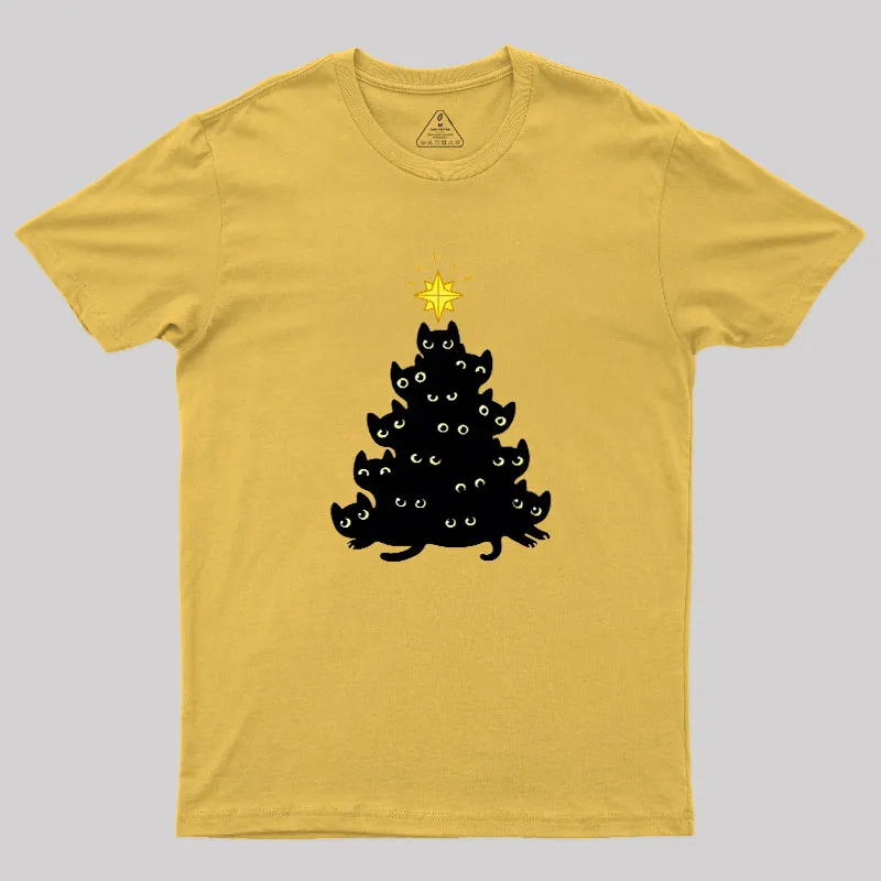 Meowy Christmas Geek T-Shirt - Image 7