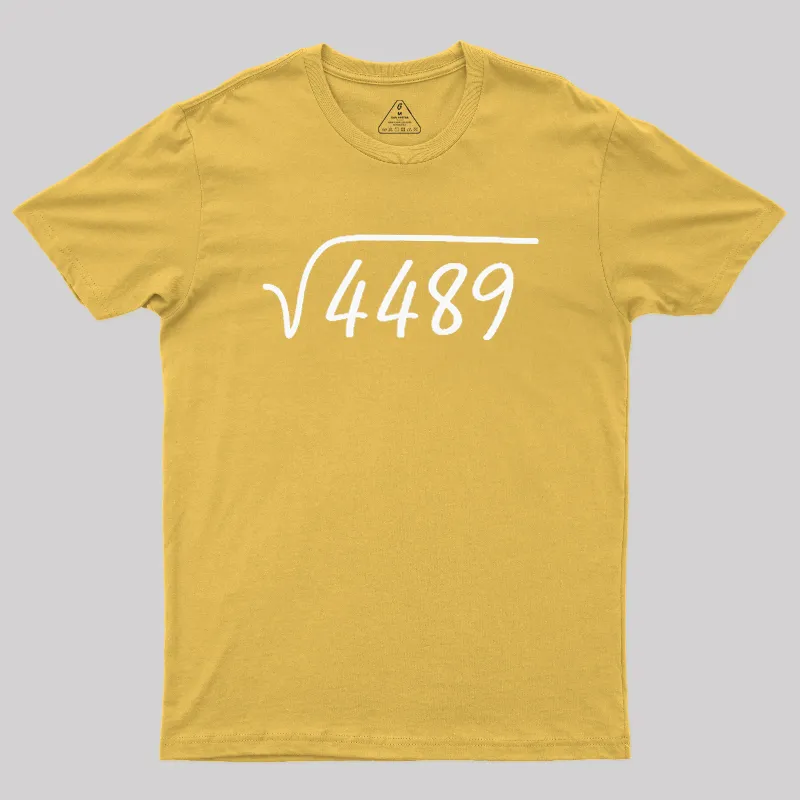 67 Meme Square Root Geek T-Shirt - Image 8