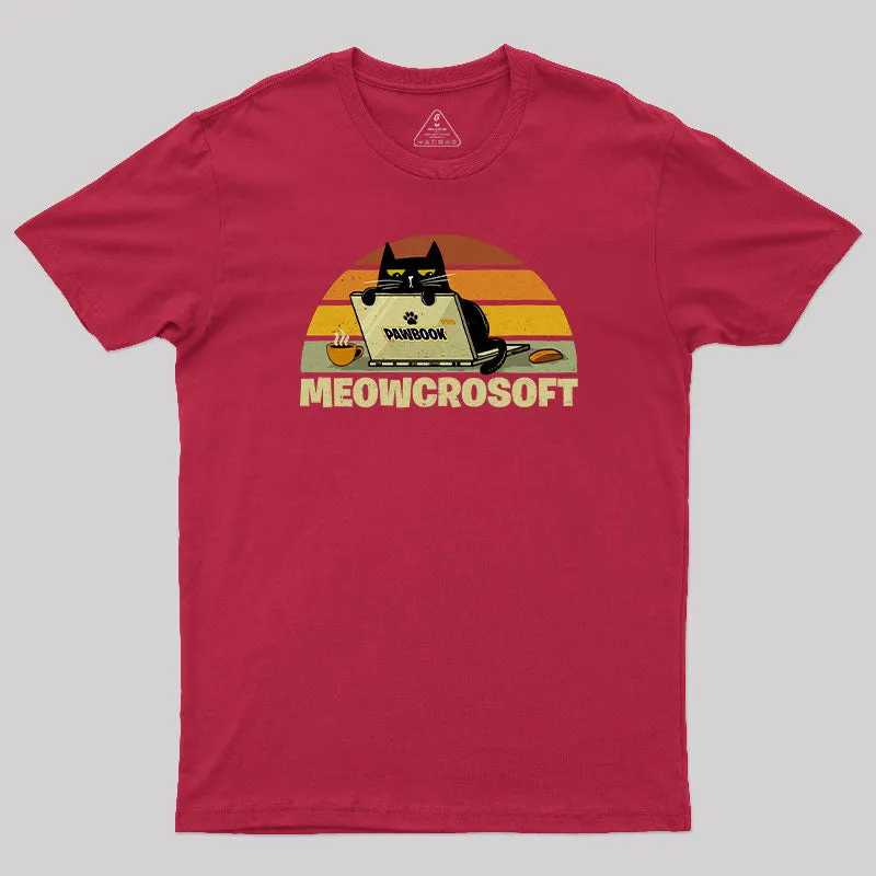 Meowcrosoft T-Shirt - Image 5