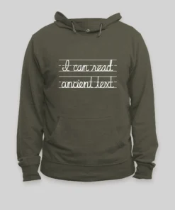 Alternative view of Ancient Text Hoodie