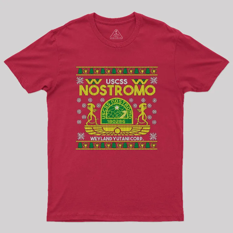 Nostromo Ugly Xmas Sweater T-Shirt - Image 6