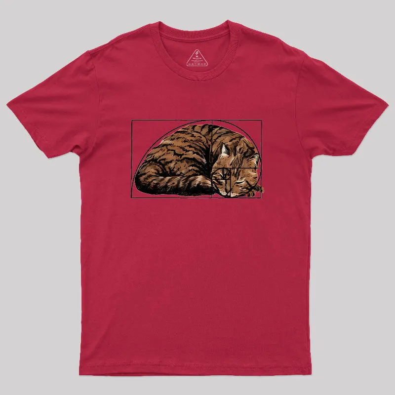 Fibonacci sequence Cat Geek T-Shirt - Image 4