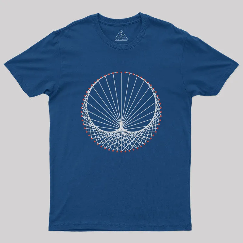 Rolling Circles and Balls Math Geek T-Shirt - Image 2