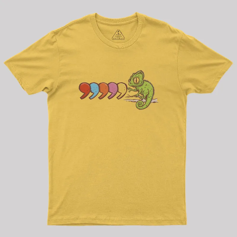 Comma Chameleon Geek T-Shirt - Image 8