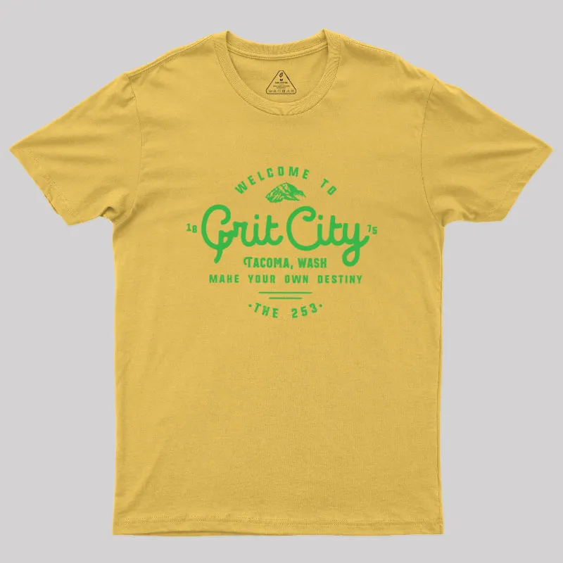 Grit City Tacoma Washington Geek T-Shirt - Image 7
