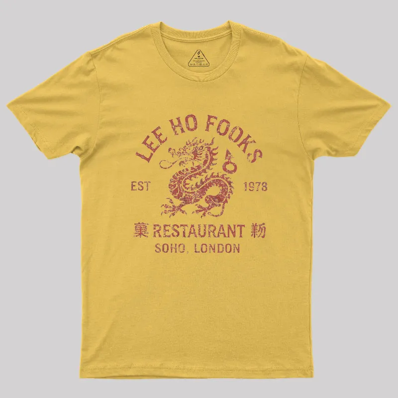Lee Ho Fooks Chinese Restaurant Soho London Geek T-Shirt - Image 5