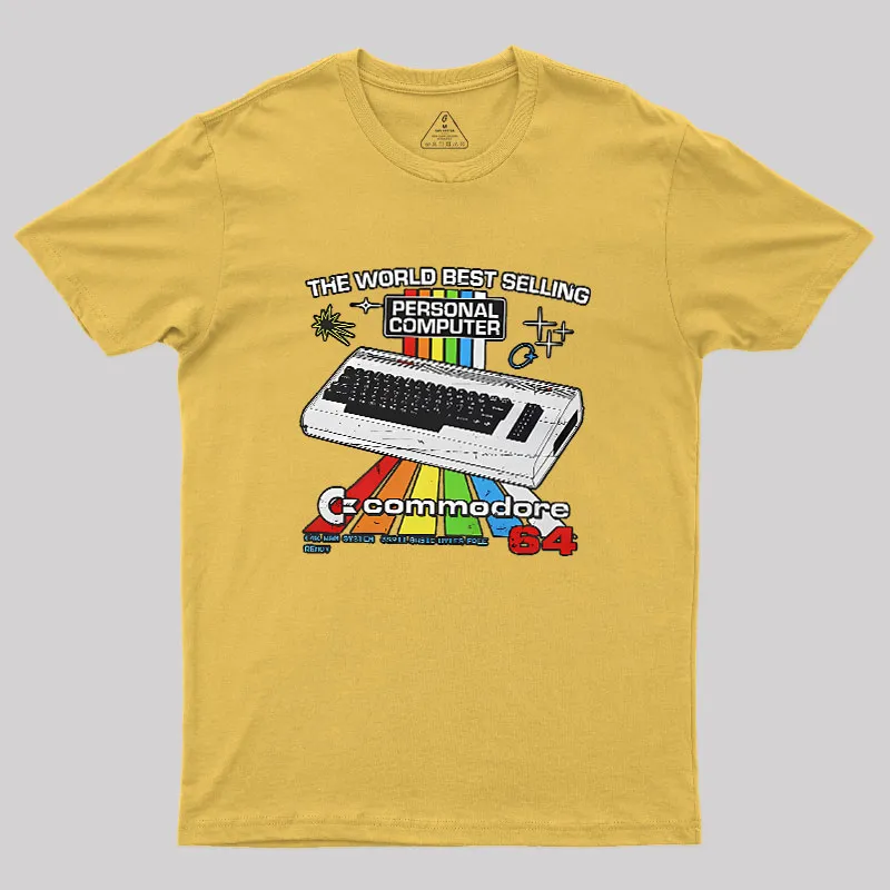 Retro Games Commodore 64 Personal Computer Geek T-Shirt - Image 8