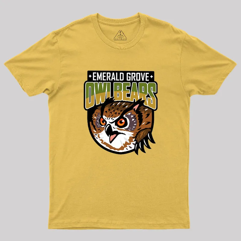 Emerald Grove Owlbears Geek T-Shirt - Image 8
