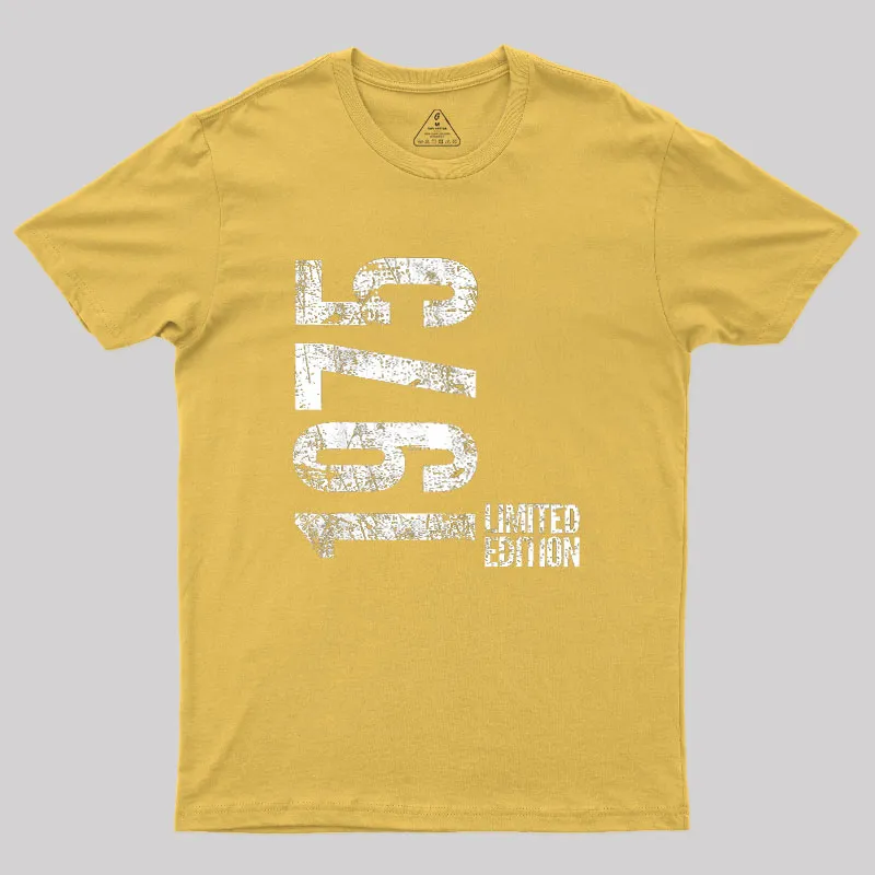 Years Old Vintage 1975 Geek T-Shirt - Image 8