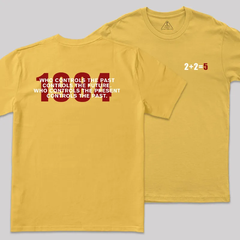 1984 Front and Back Printed Geek T-Shirt - Image 7