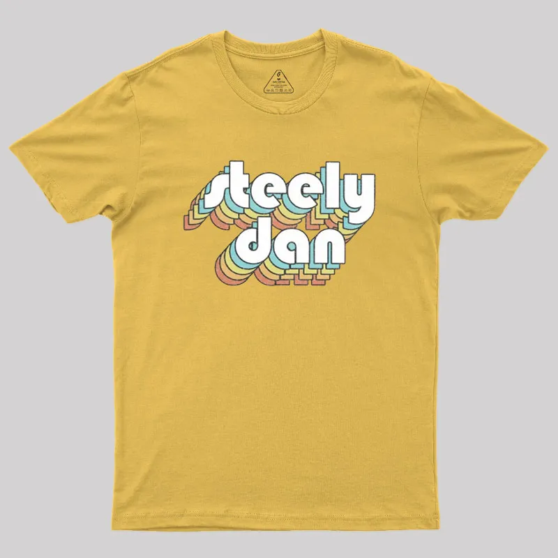 Steely Dan Retro Faded-Style Geek T-Shirt - Image 8