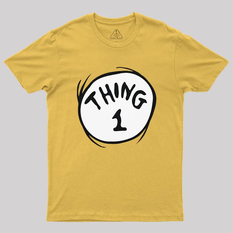Thing One Cat Geek T-Shirt - Image 7