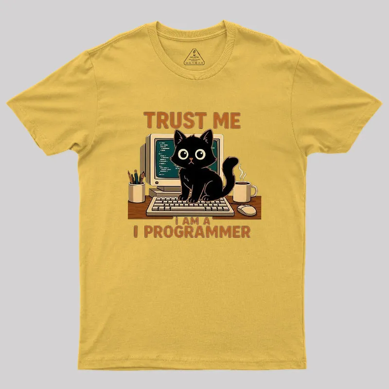 Programmer Cat Geek T-Shirt - Image 6