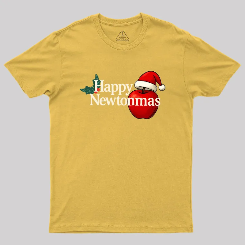 Happy Newtonmas Geek T-Shirt - Image 8
