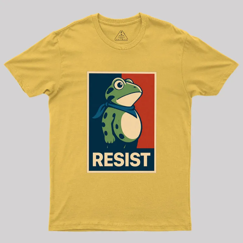 Frog Protest Geek T-Shirt - Image 8