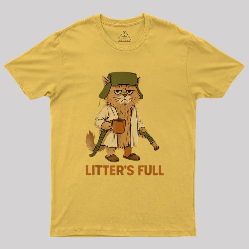 Litters Full Funny Cat Lovers Christmas Xmas Geek T-Shirt - Image 7