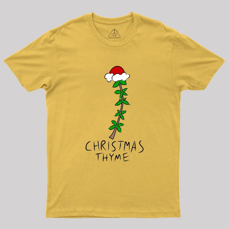 Christmas Thyme Geek T-Shirt - Image 6