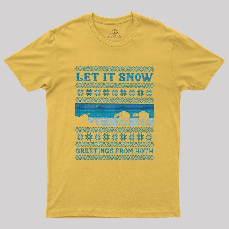 Let It Snow Geek T-Shirt - Image 5