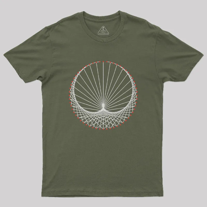 Rolling Circles and Balls Math Geek T-Shirt - Image 3