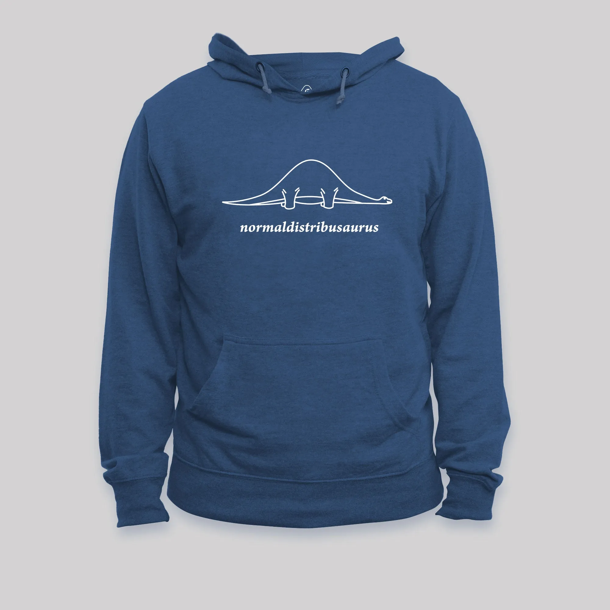 Normal Distribution Dinosaur Geek Hoodie - Image 2