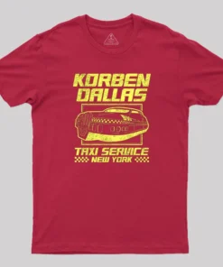 Alternative view of Korben Dallas Taxi Service T-Shirt