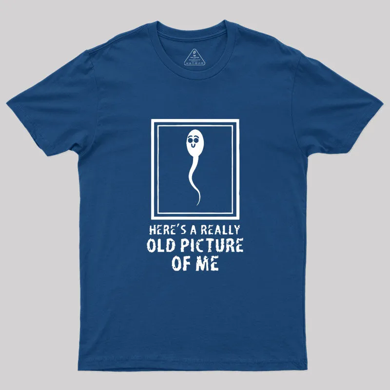 Here's A Really Old Picture Of Me Geek T-Shirt - Image 3