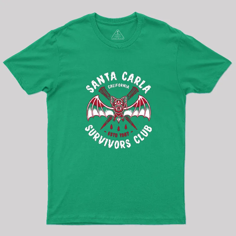 Santa Carla Survivors Club T-Shirt - Image 7