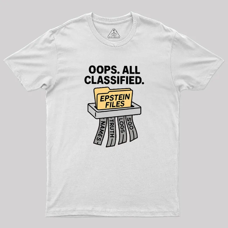 Bold Epstein Files Geek T-Shirt - Image 11