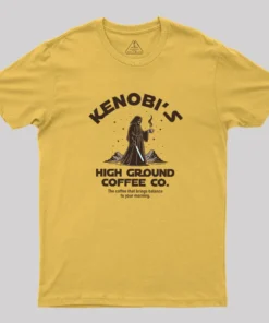 Alternative view of Kenobi’s High Ground Geek T-Shirt