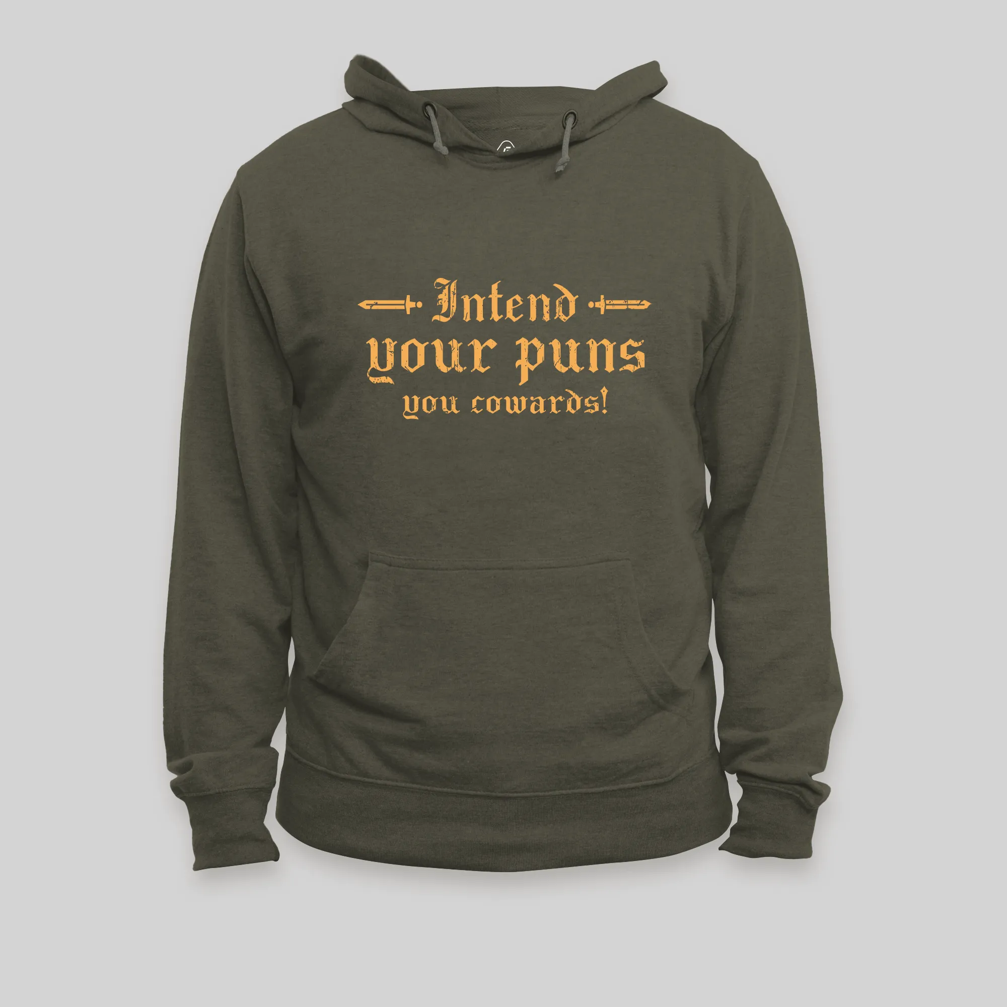Intend Your Puns You Cowards Hoodie - Image 3