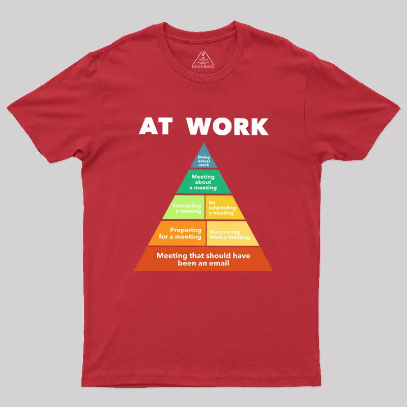 At Work Geek T-Shirt - Image 4