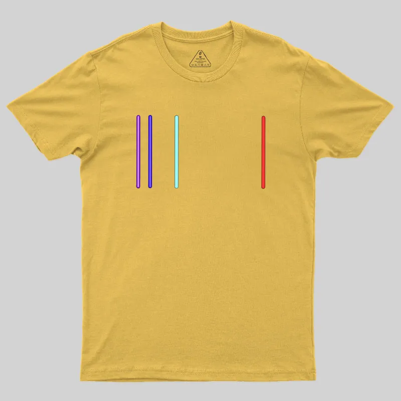 Hydrogen Emission Spectrum Geek T-Shirt - Image 6