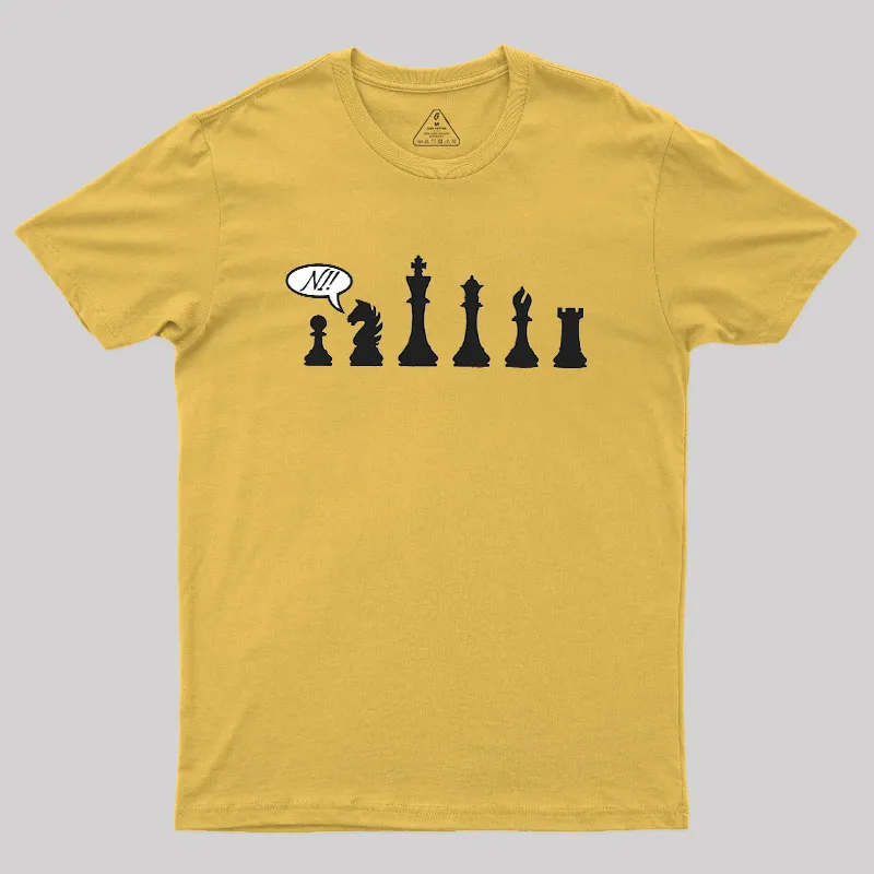 Ni! in a crowd Geek T-Shirt - Image 7