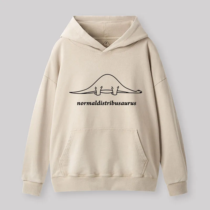 Normal Distribution Dinosaur Washed Hoodie - Image 5