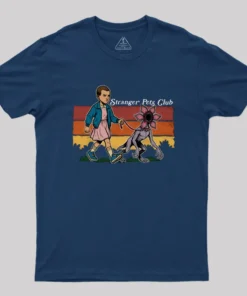 Alternative view of Stranger Pets Club Geek T-Shirt