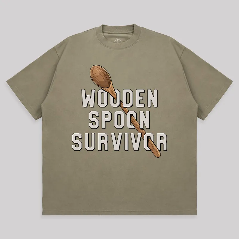 Wooden Spoon Survivor Unisex Oversized T-shirt - Image 4