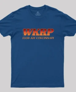 Alternative view of WKRP 1530 CINCINNATI Geek T-Shirt