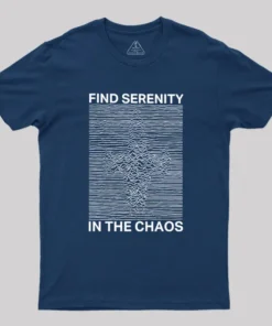Alternative view of Serenity in Chaos Geek T-Shirt