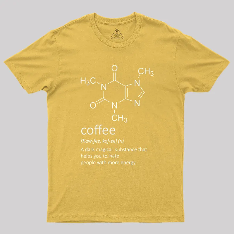 Caffeine Funny Geek T-Shirt - Image 8