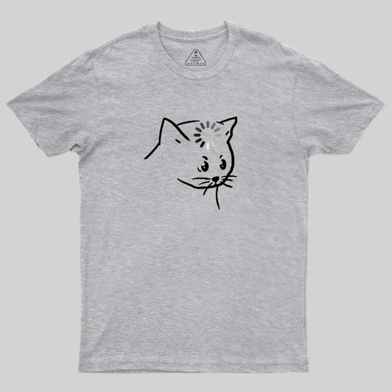 Think Cat Geek T-Shirt - Image 2