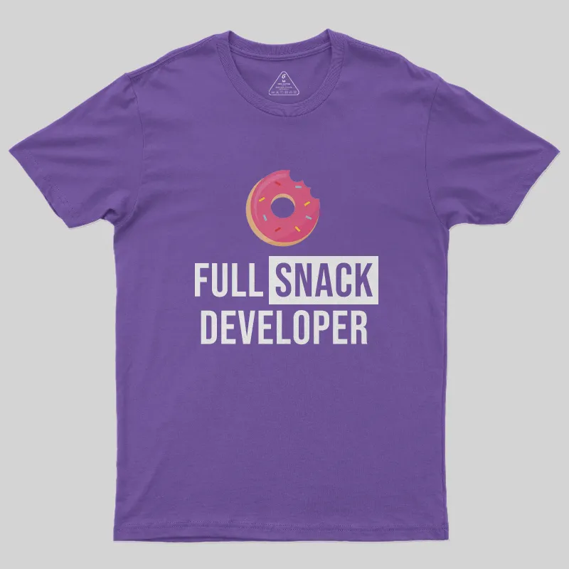 Full Snack Developer T-Shirt - Image 3