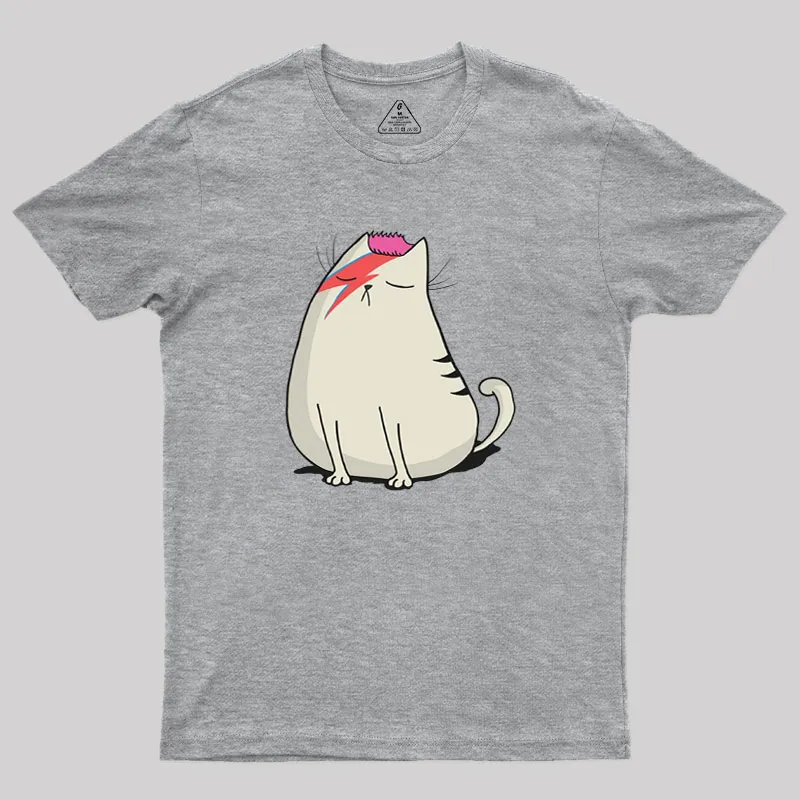 Meowie Geek T-Shirt - Image 3