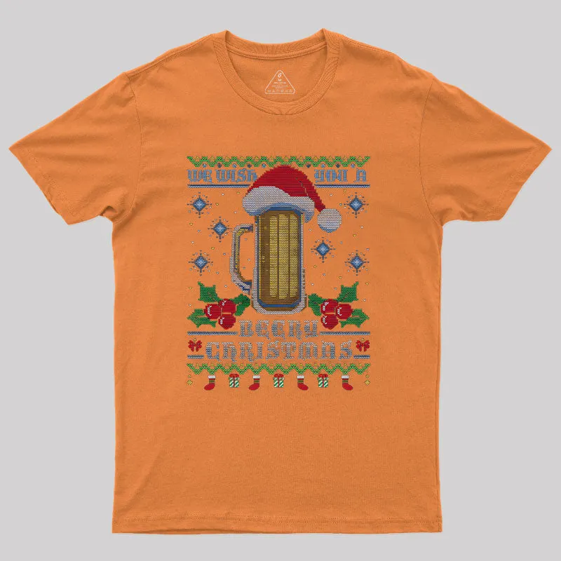 Beery Ugly Xmas Geek T-Shirt - Image 6